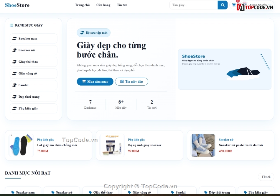 Web bán giày  MVC,bán hàng trực tuyến,giày